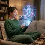 Une femme consulte une IA plutôt qu'un vrai thérapeute